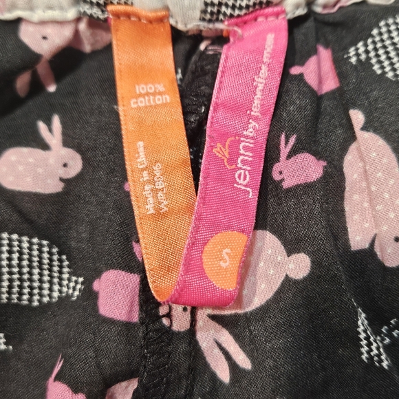 Women's Small Cute Bunny Lounge Pants - Picture 4 of 4